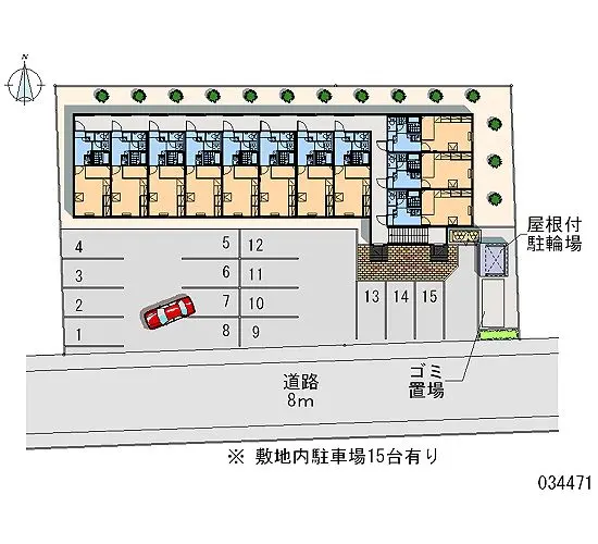 ★手数料０円★札幌市手稲区前田八条 月極駐車場